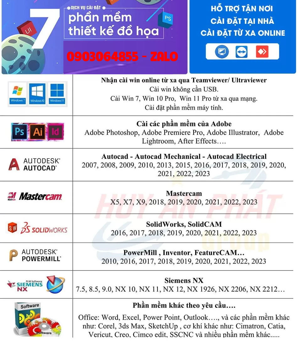 Dịch Vụ Cài Phần Mềm Máy Tính Hóc Môn