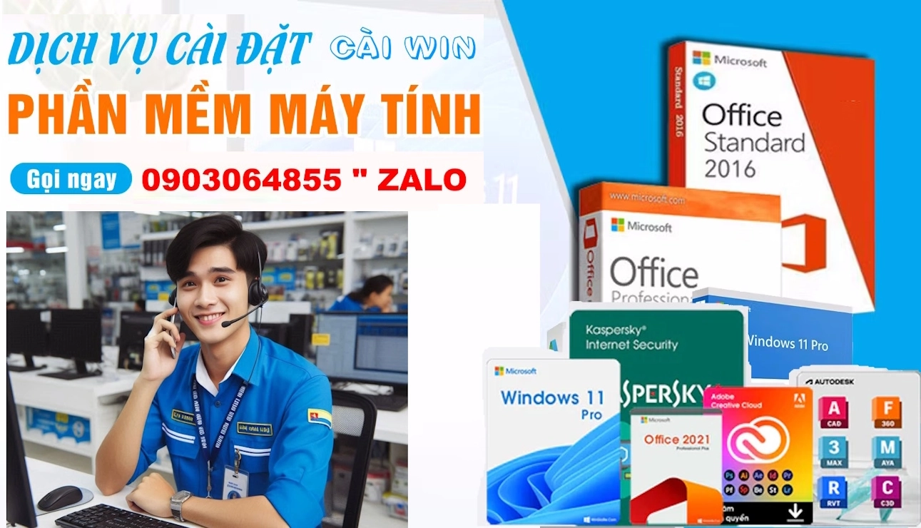 Nhận cài đặt phần mềm máy tính Nhận cài đặt phần mềm máy tính