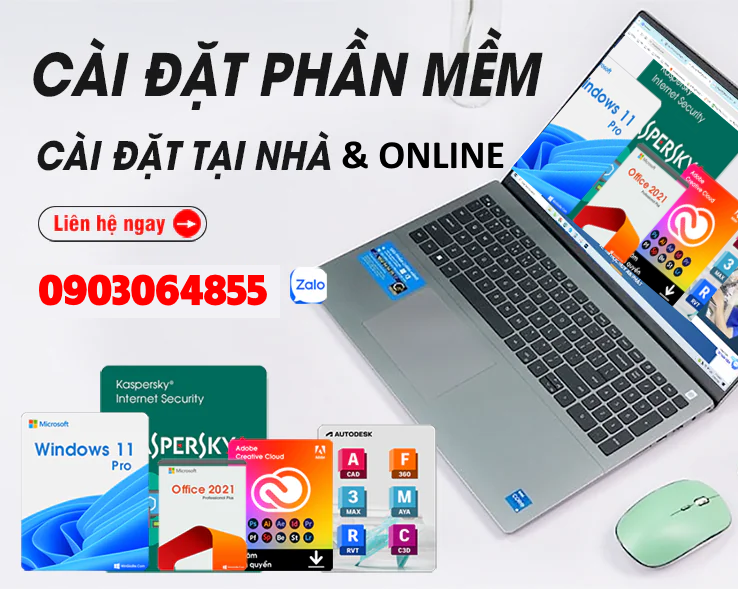 Nhận cài đặt phần mềm máy tính Nhận cài đặt phần mềm máy tính
